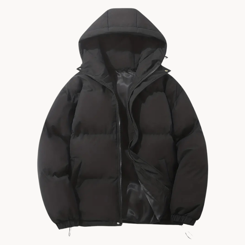 Doudoune femme avec capuche | Veste matelassée chaude, coupe décontractée | Hiver, usage quotidien