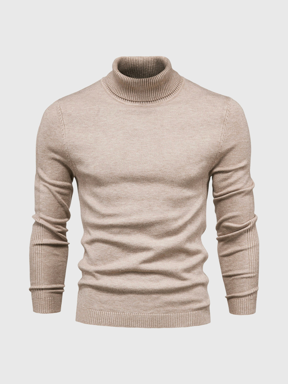 Pull Col Roulé Homme | Lavable En Machine | Coupe Classique | Confort Quotidien