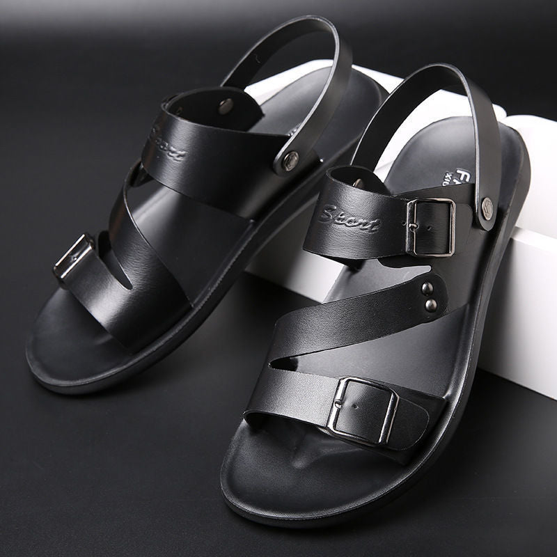 Venice Sandales | Sandales en cuir premium élégantes et confortables pour homme avec boucle