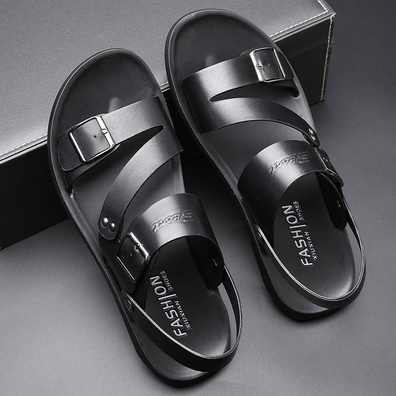 Venice Sandales | Sandales en cuir premium élégantes et confortables pour homme avec boucle