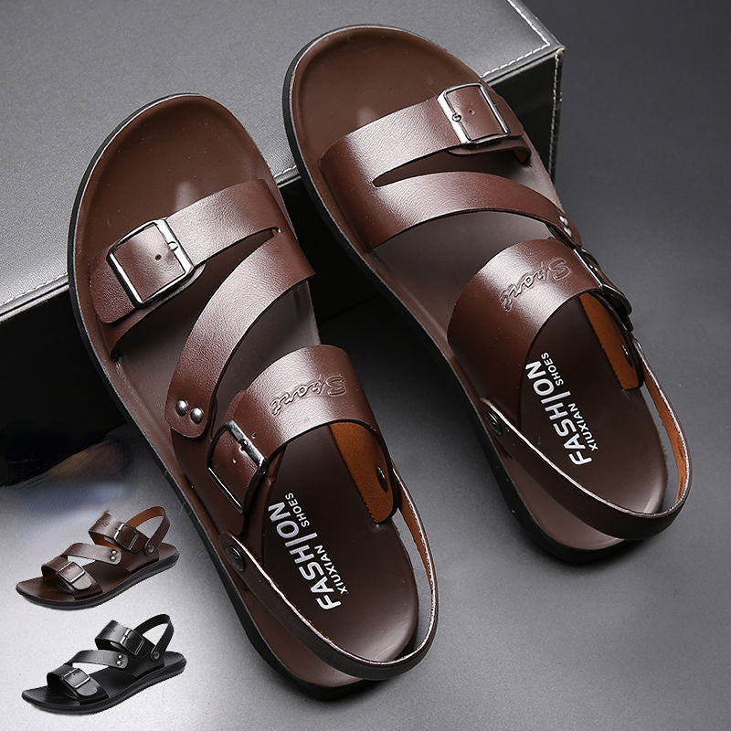 Venice Sandales | Sandales en cuir premium élégantes et confortables pour homme avec boucle