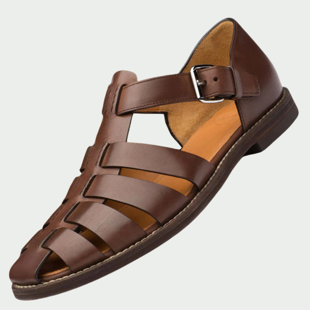 Sandales homme | Brides réglables avec boucles | Semelle antidérapante, confort de marche, pointures 38 à 48