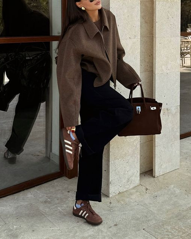 Manteau Femme Oversize Coupe Décontractée | Élégance Moderne et Polyvalente