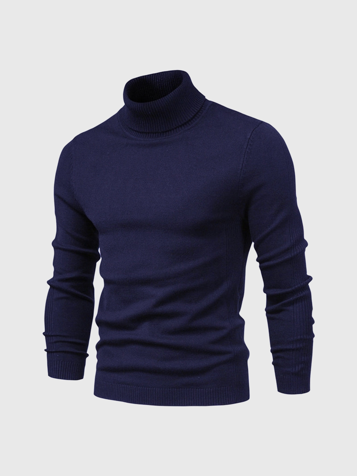 Pull Col Roulé Homme | Lavable En Machine | Coupe Classique | Confort Quotidien