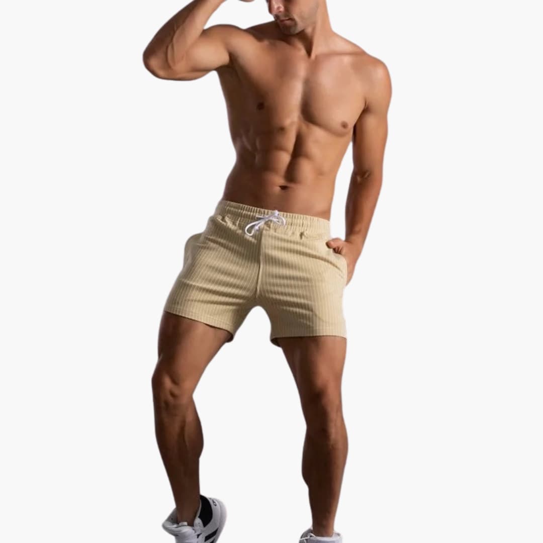 Short de sport en molleton pour hommes - confort et style