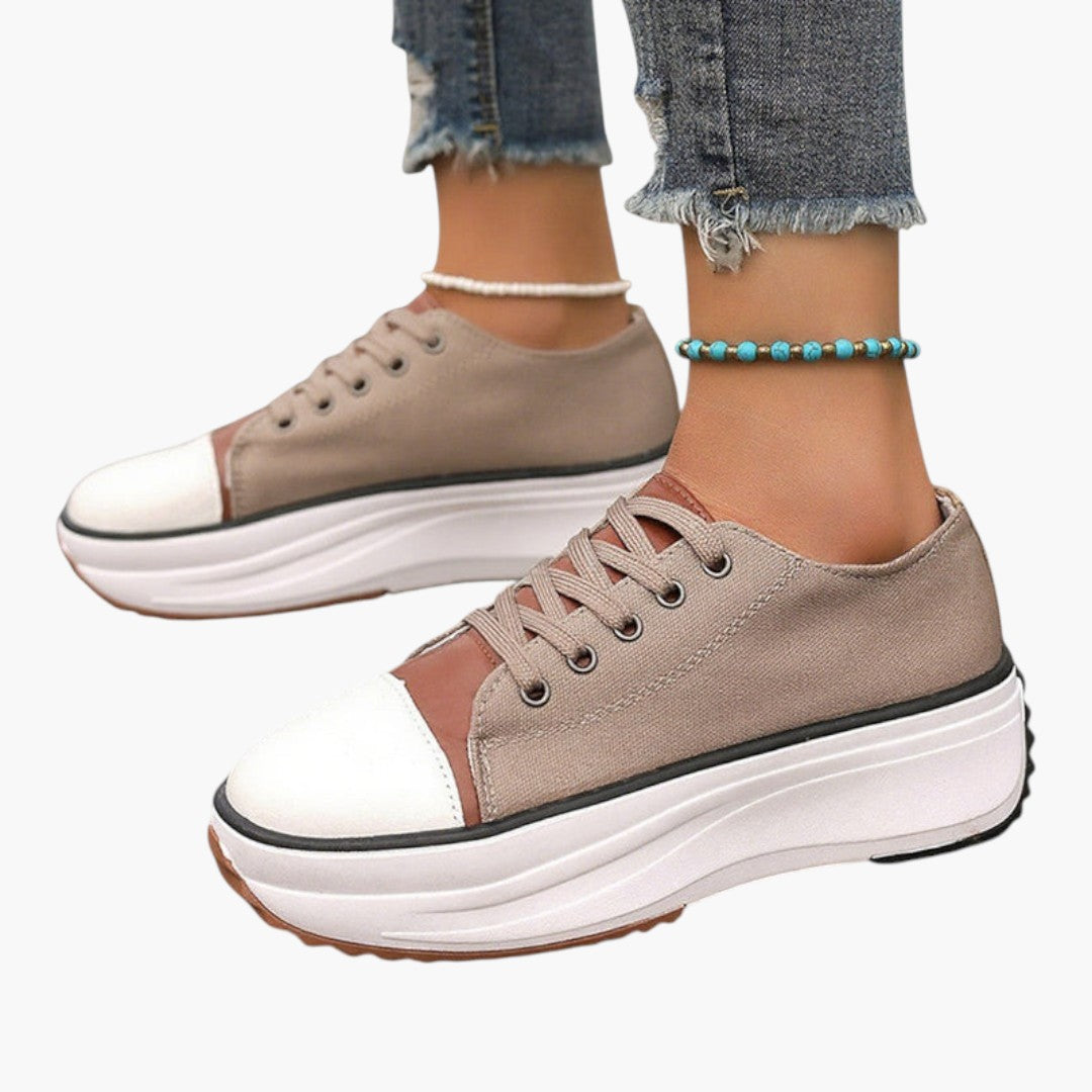 Baskets Femme avec Semelle Plateforme et Amorti EVA