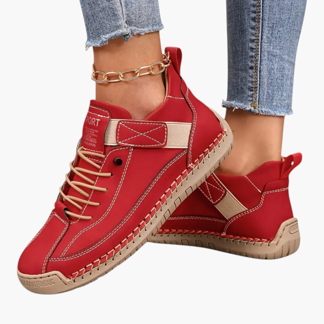 Sneakers ortopediche donna con suola in EVA e pannelli elastici