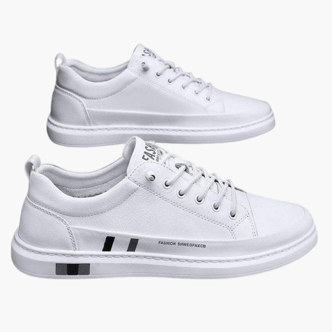 Baskets homme à lacets et semelle plate