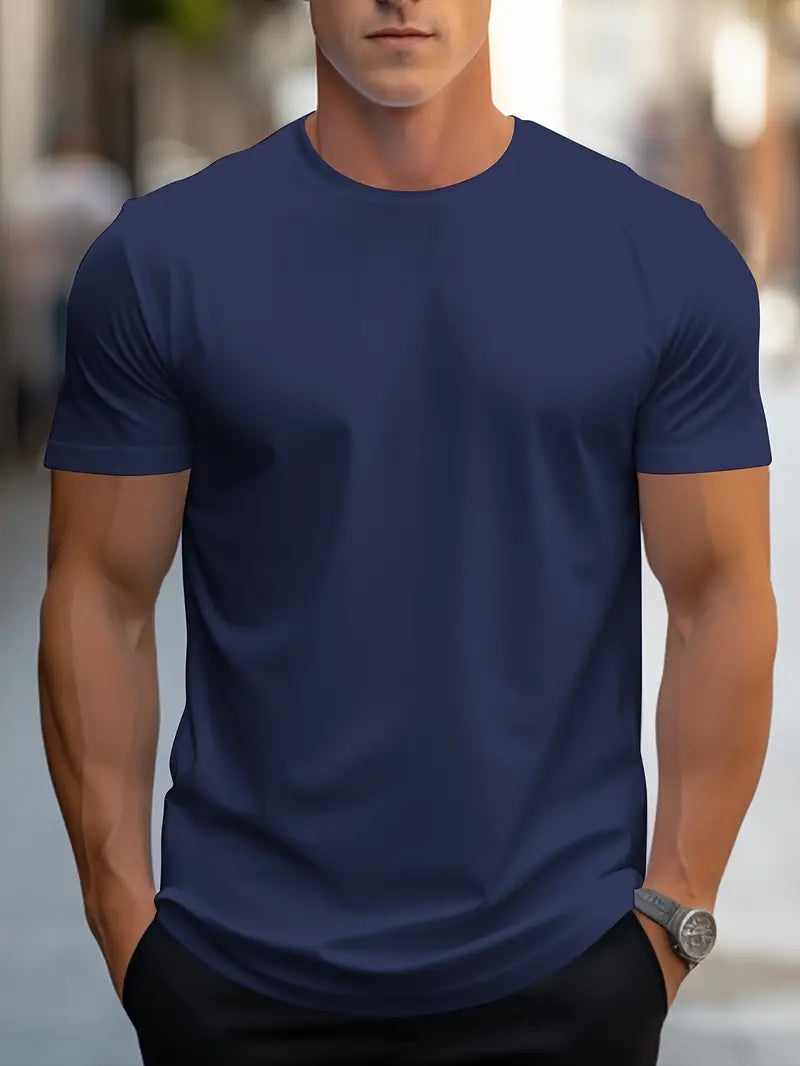 Aristos T‑Shirt Homme Col Rond Coton‑Polyester Coupe Classique