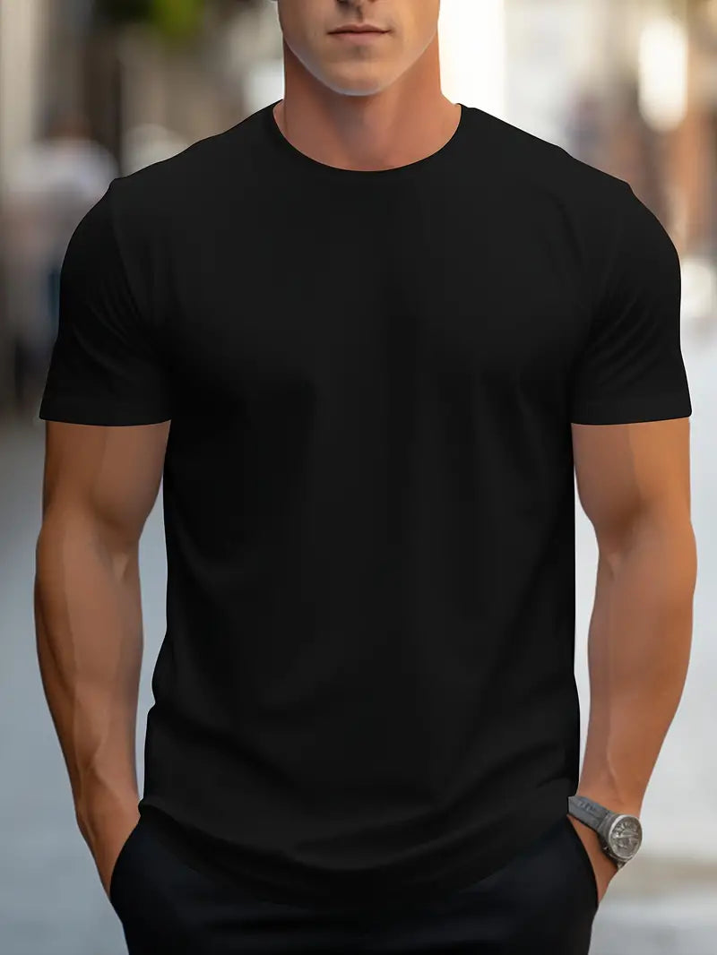 Aristos T‑Shirt Homme Col Rond Coton‑Polyester Coupe Classique