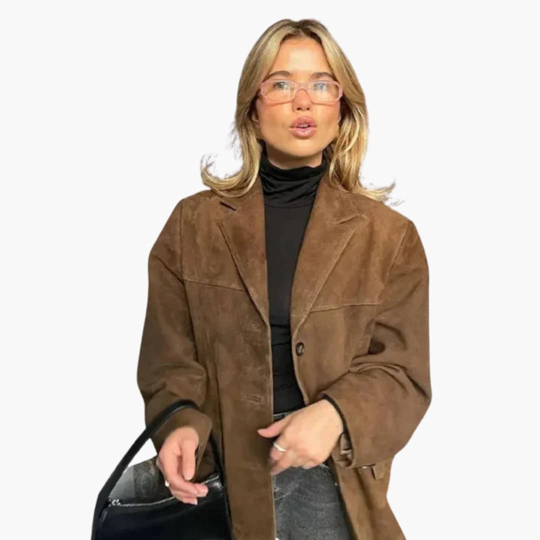 Blazer femme avec col à revers