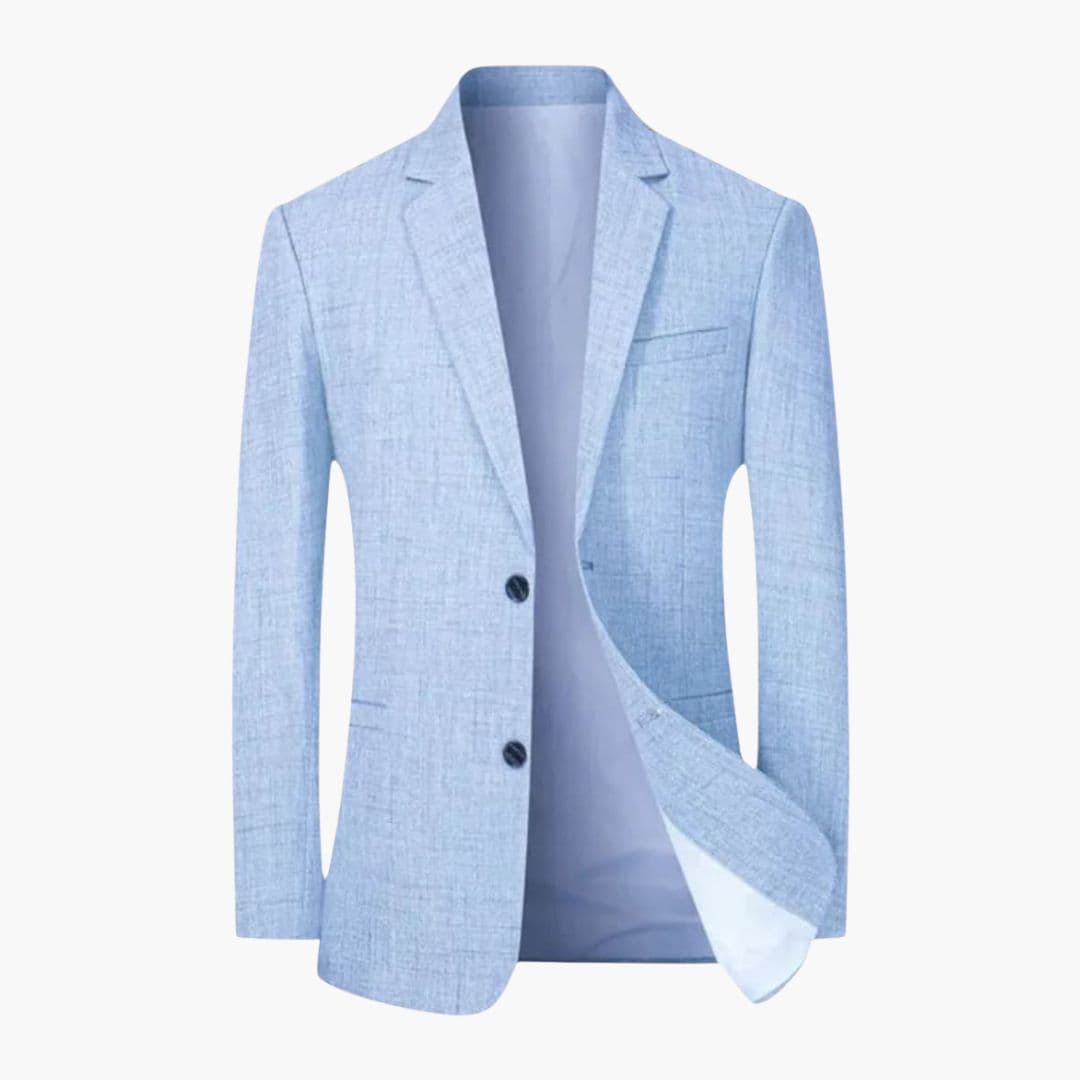 Blazer homme à col à revers et fermeture deux boutons