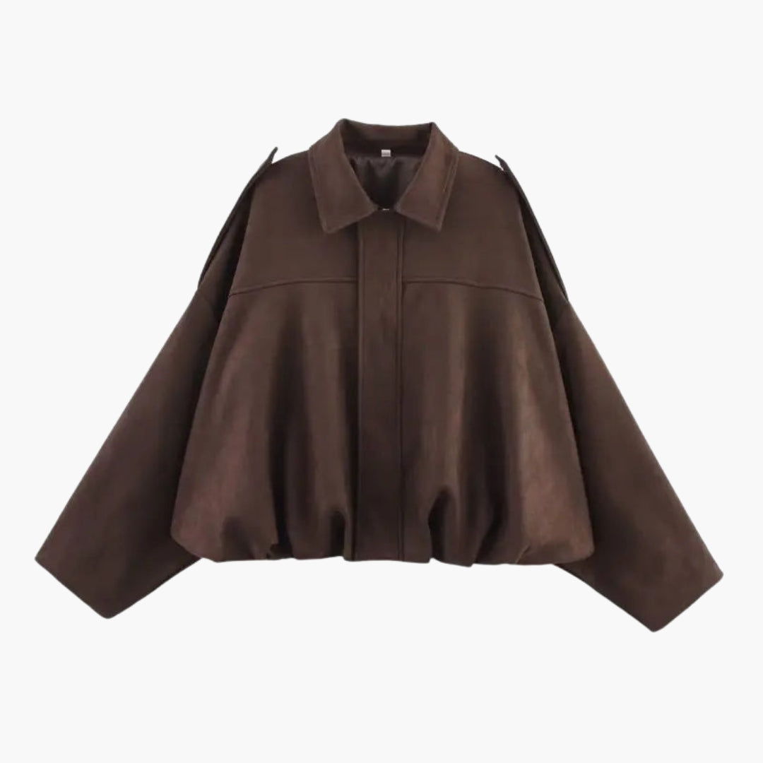 Blouson Bombardier Femme à Coupe Ample