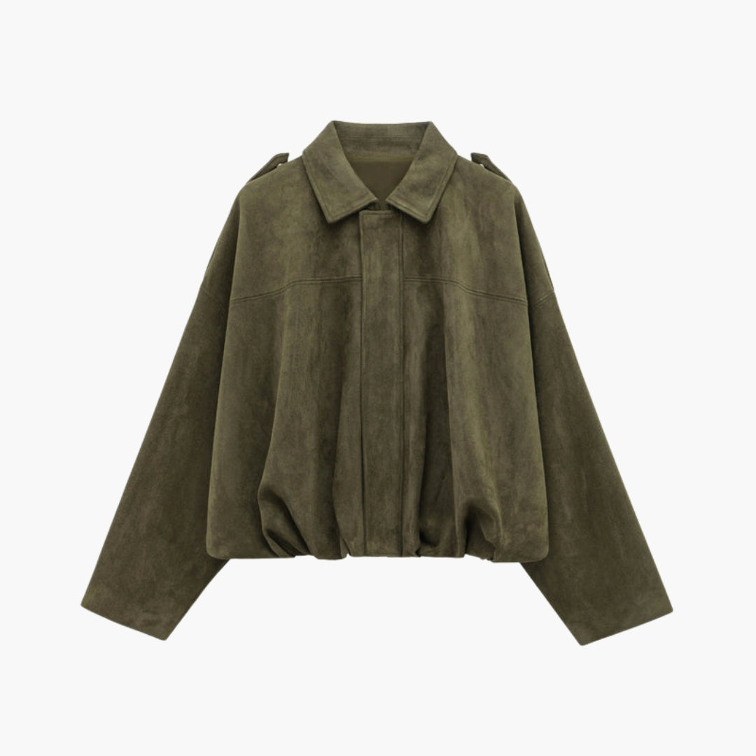 Blouson Bombardier Femme à Coupe Ample