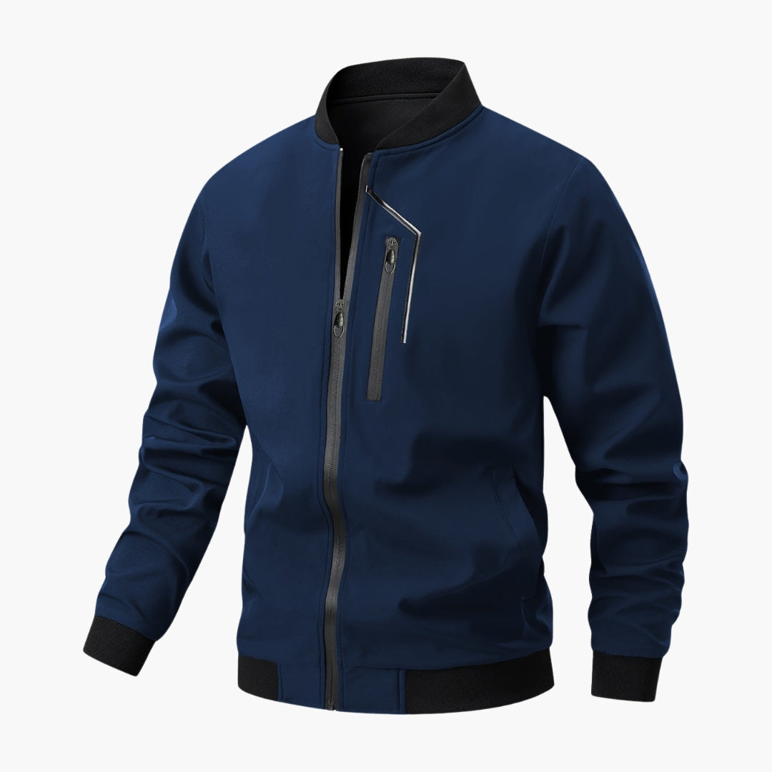 Blouson Bomber Homme avec Fermeture Zippée