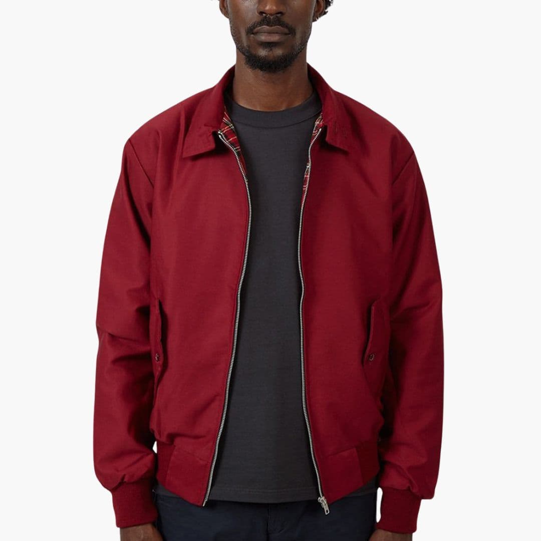 Blouson Bomber Homme avec Ourlet Côtelé