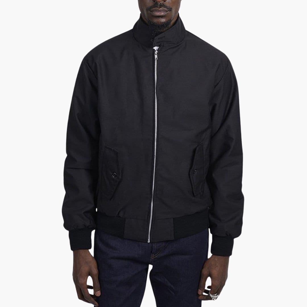 Blouson Bomber Homme avec Ourlet Côtelé