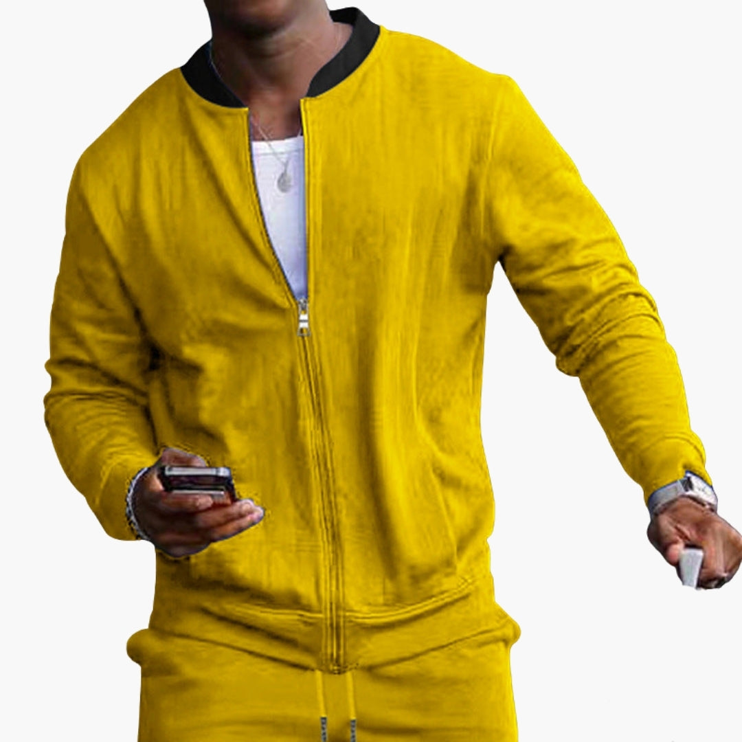 Blouson Bomber Herren mit elastischen Bündchen