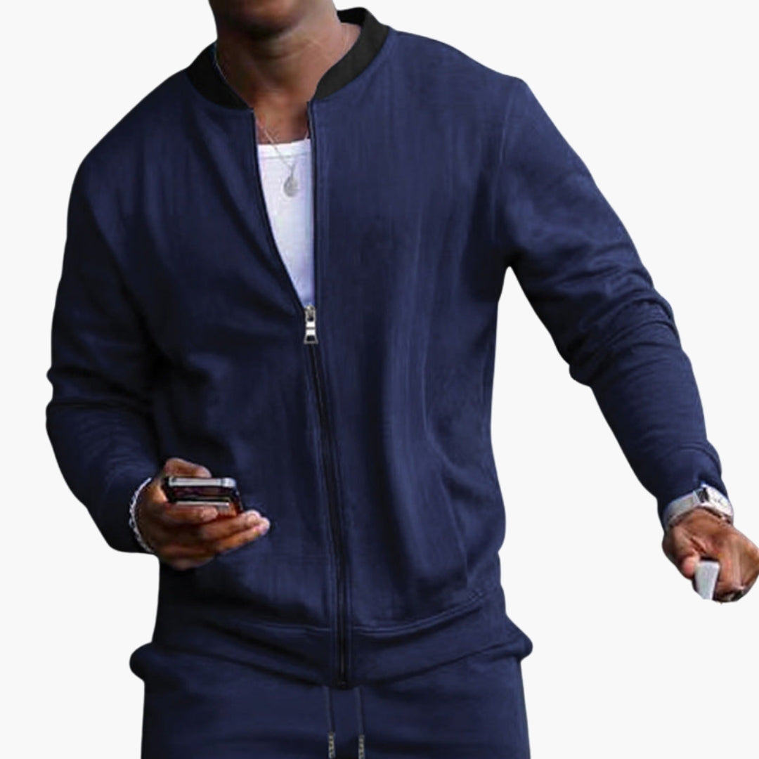 Blouson Bomber Herren mit elastischen Bündchen