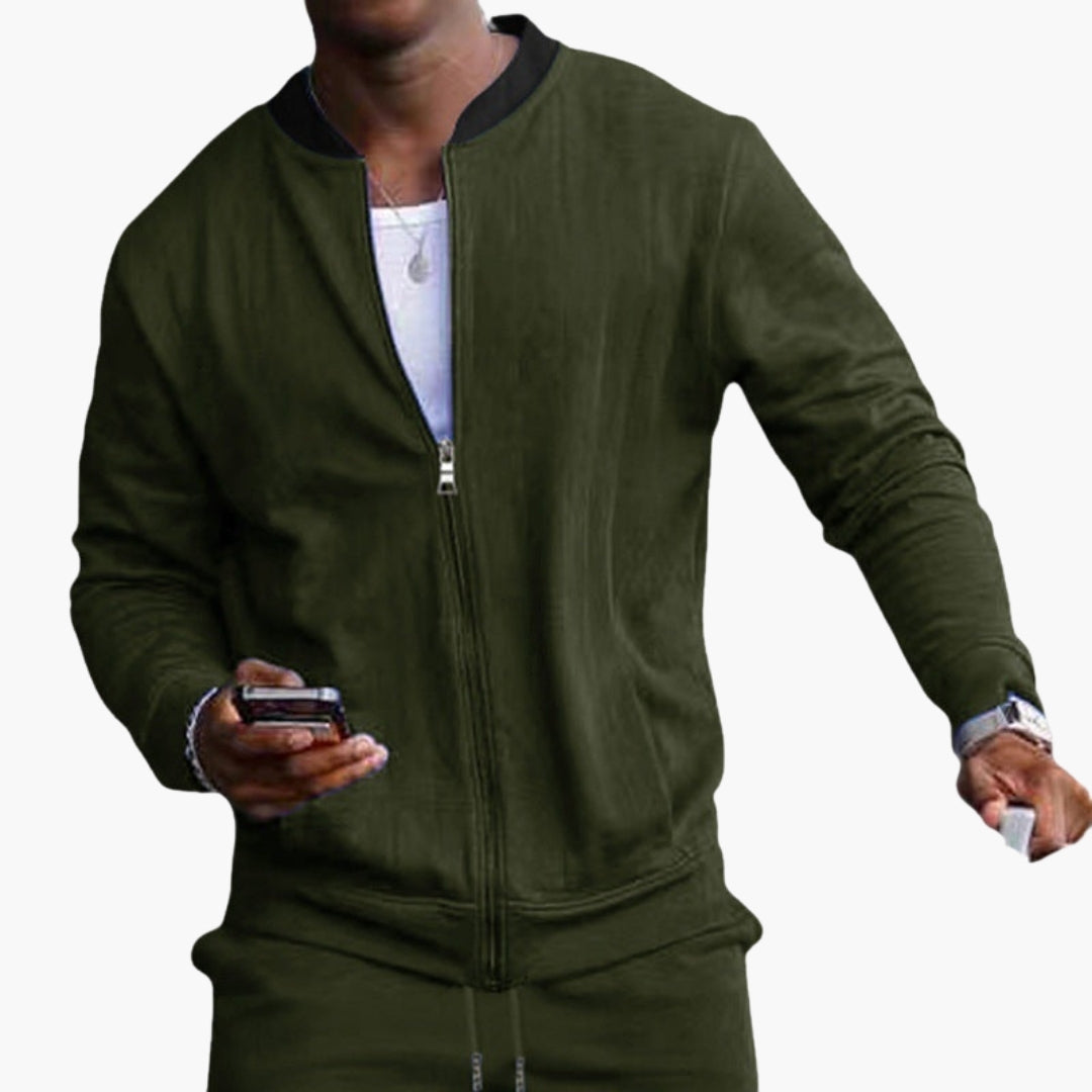 Blouson Bomber Herren mit elastischen Bündchen