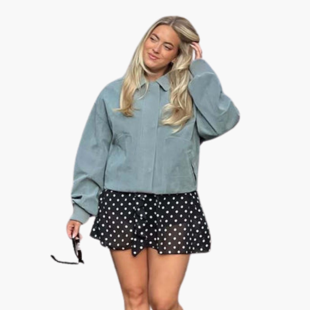 Giubbotto Bomber Donna Corto Collo Classico