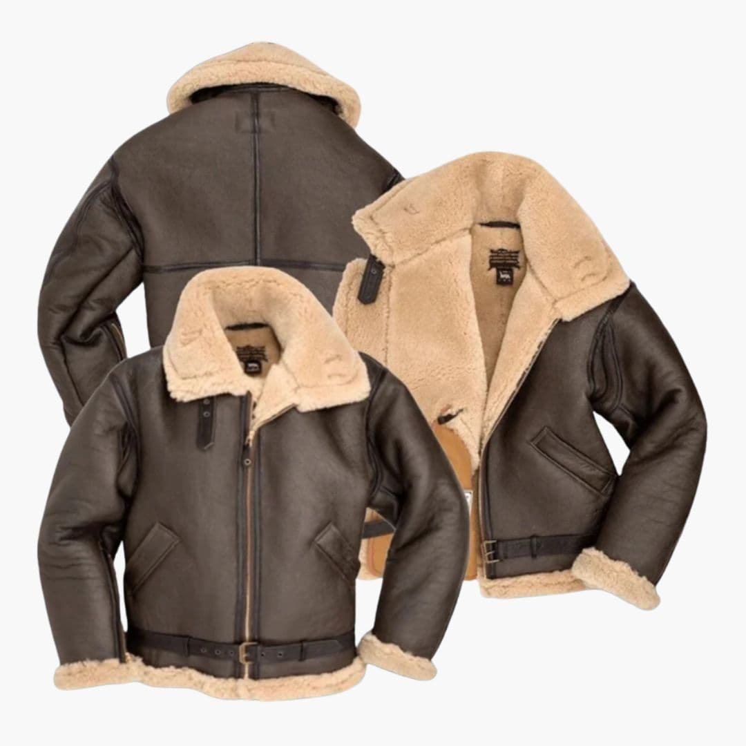 Blouson aviateur homme avec doublure sherpa