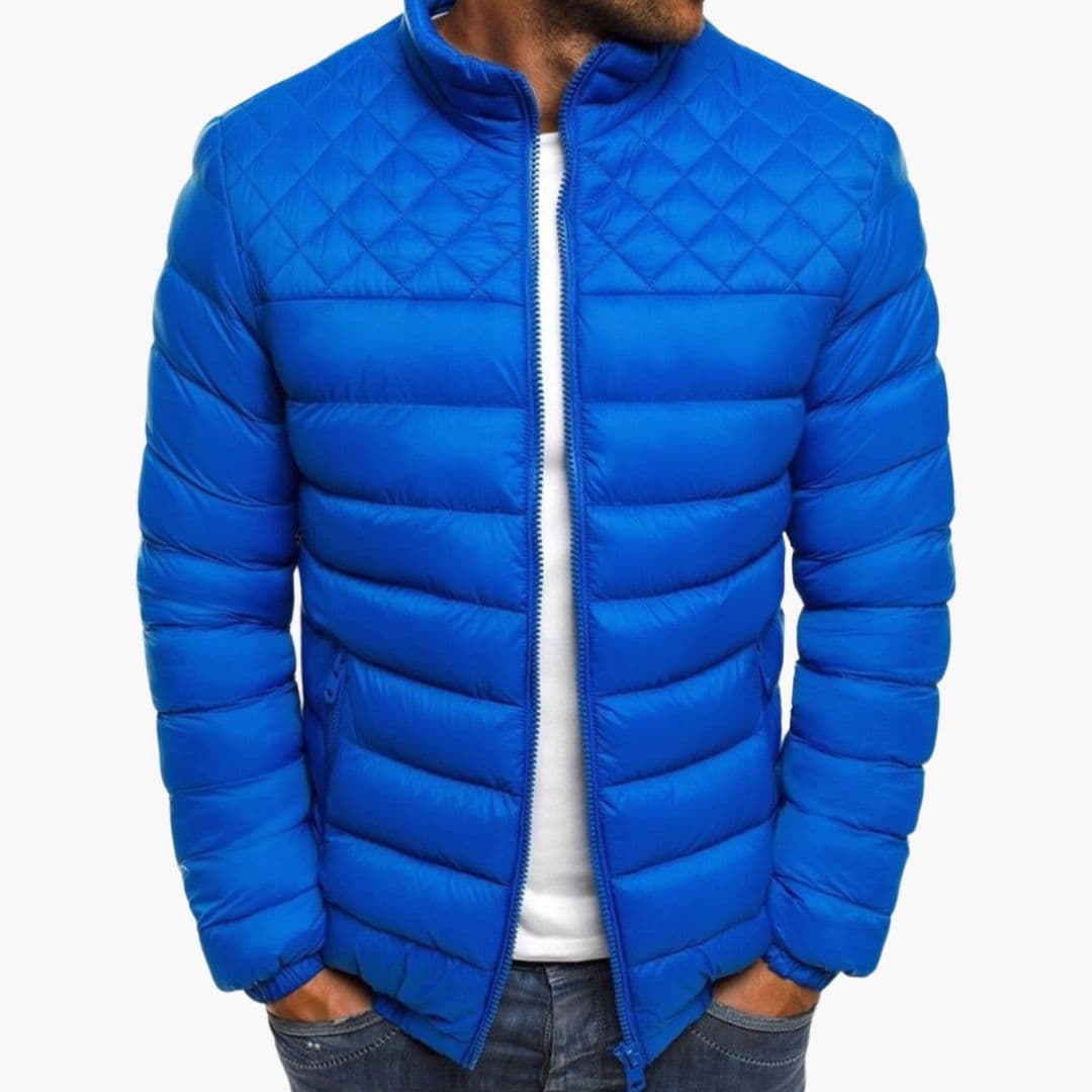 Bomber Homme Matelassé à Fermeture Zippée