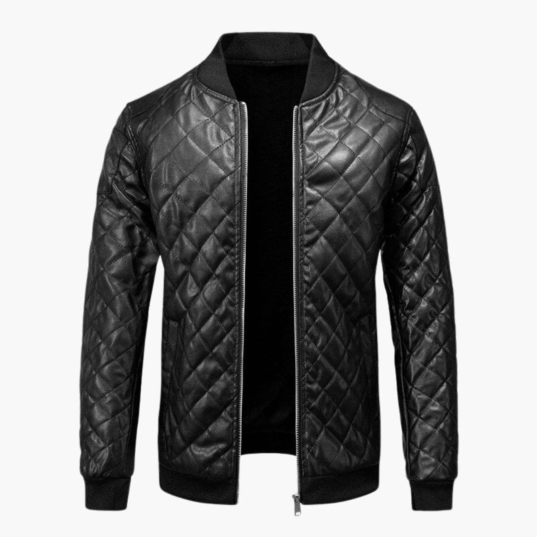 Bomber Homme Matelassé avec Fermeture Zippée