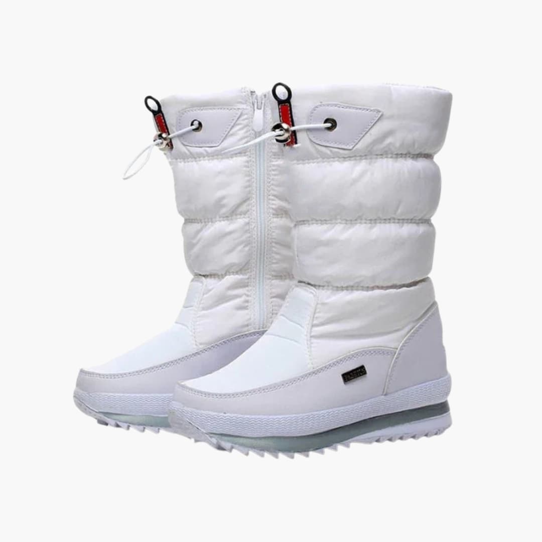 Bottes de neige femme avec fermeture zippée