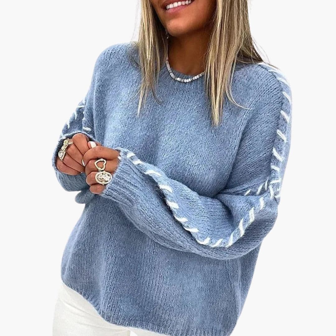 Cardigan Femme Col Rond avec manches longues