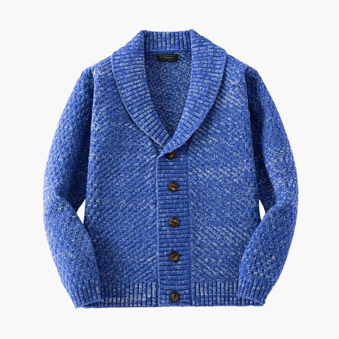 Cardigan Pull Homme avec Col Châle