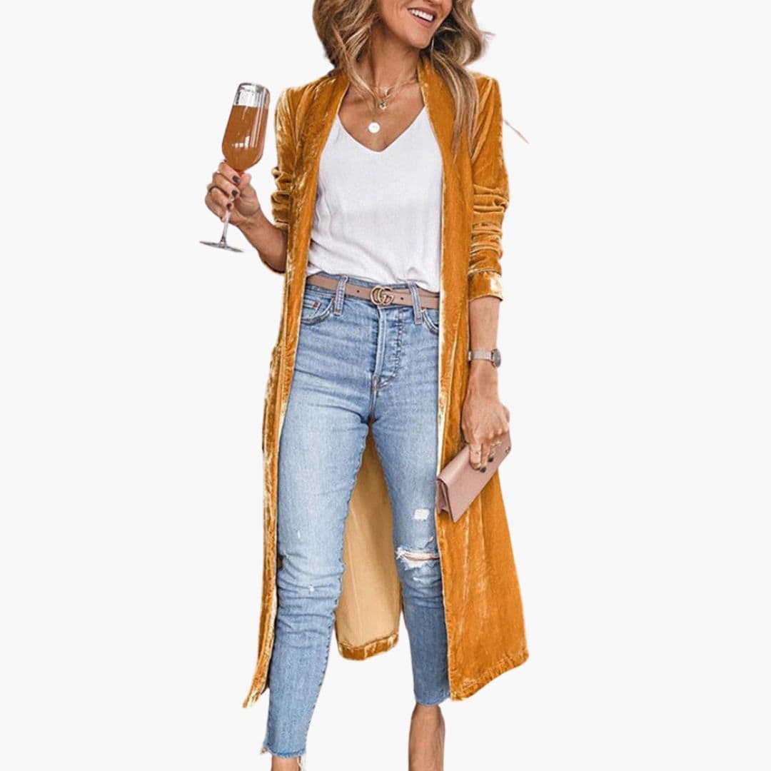 Cardigan femme à ouverture devant