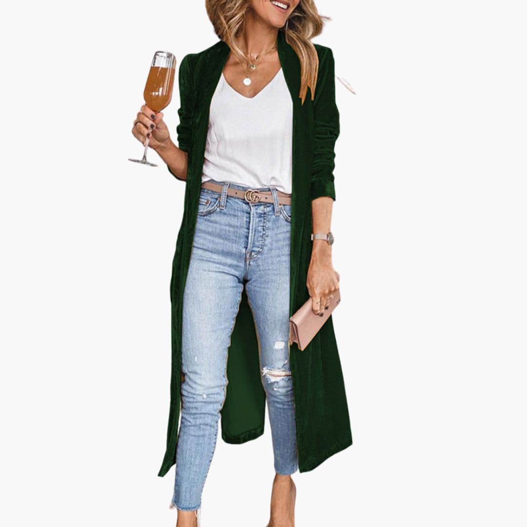 Cardigan femme à ouverture devant