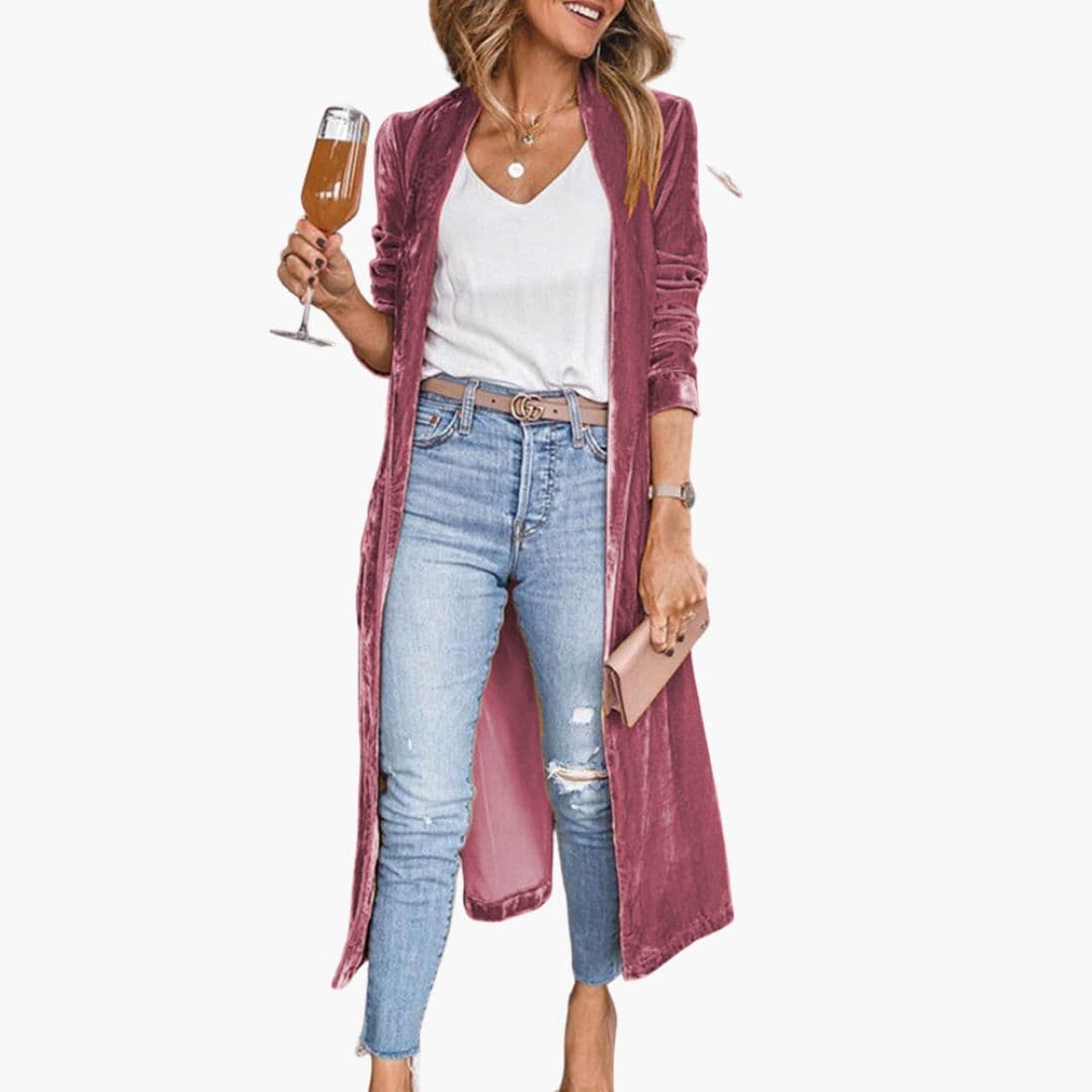 Cardigan femme à ouverture devant