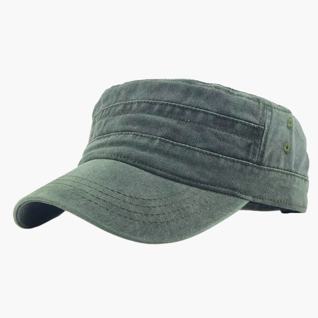 Casquette homme avec visière courbée et œillets latéraux