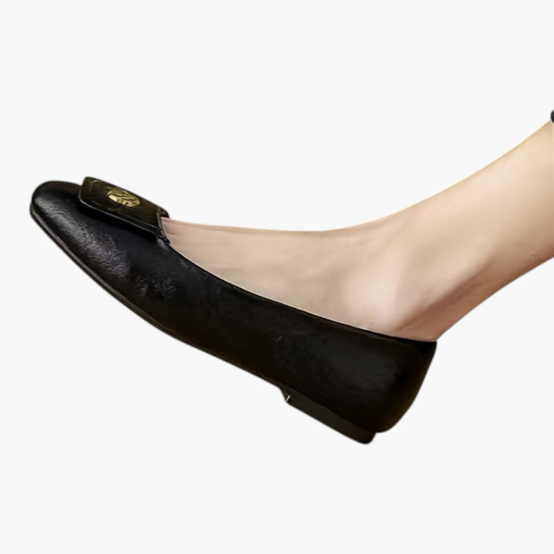 Chaussures Femme Slip On avec Bout Uni et Semelle TPR