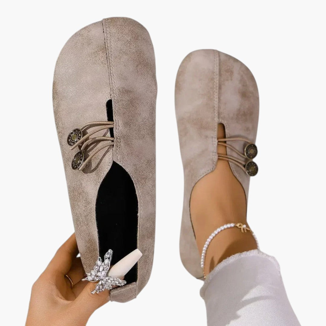 Zapatos de mujer con cierre elástico y suela antideslizante