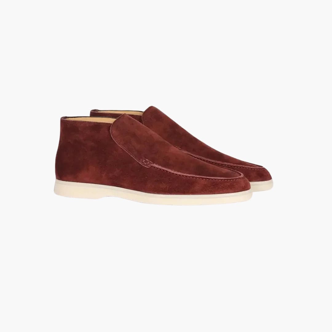 Chaussures Mocassins Homme Slip-On avec Semelle et Couture Mocassin