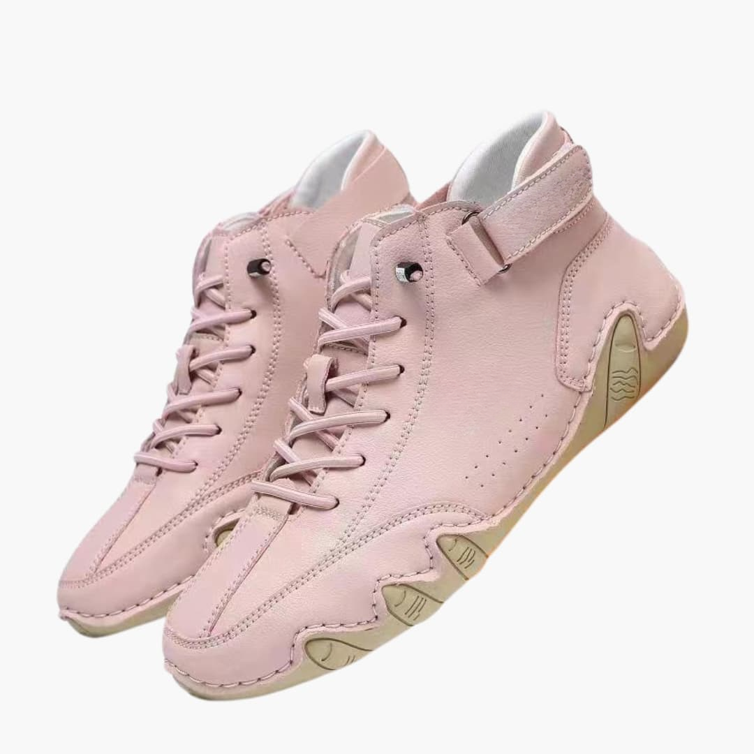 Chaussures Unisexes à Lacets avec Semelle Motif Caoutchouc