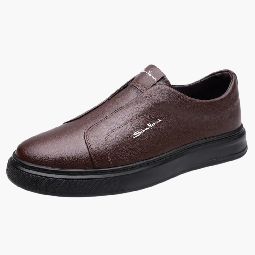 Chaussures sans lacets pour homme avec semelle antidérapante et design bas
