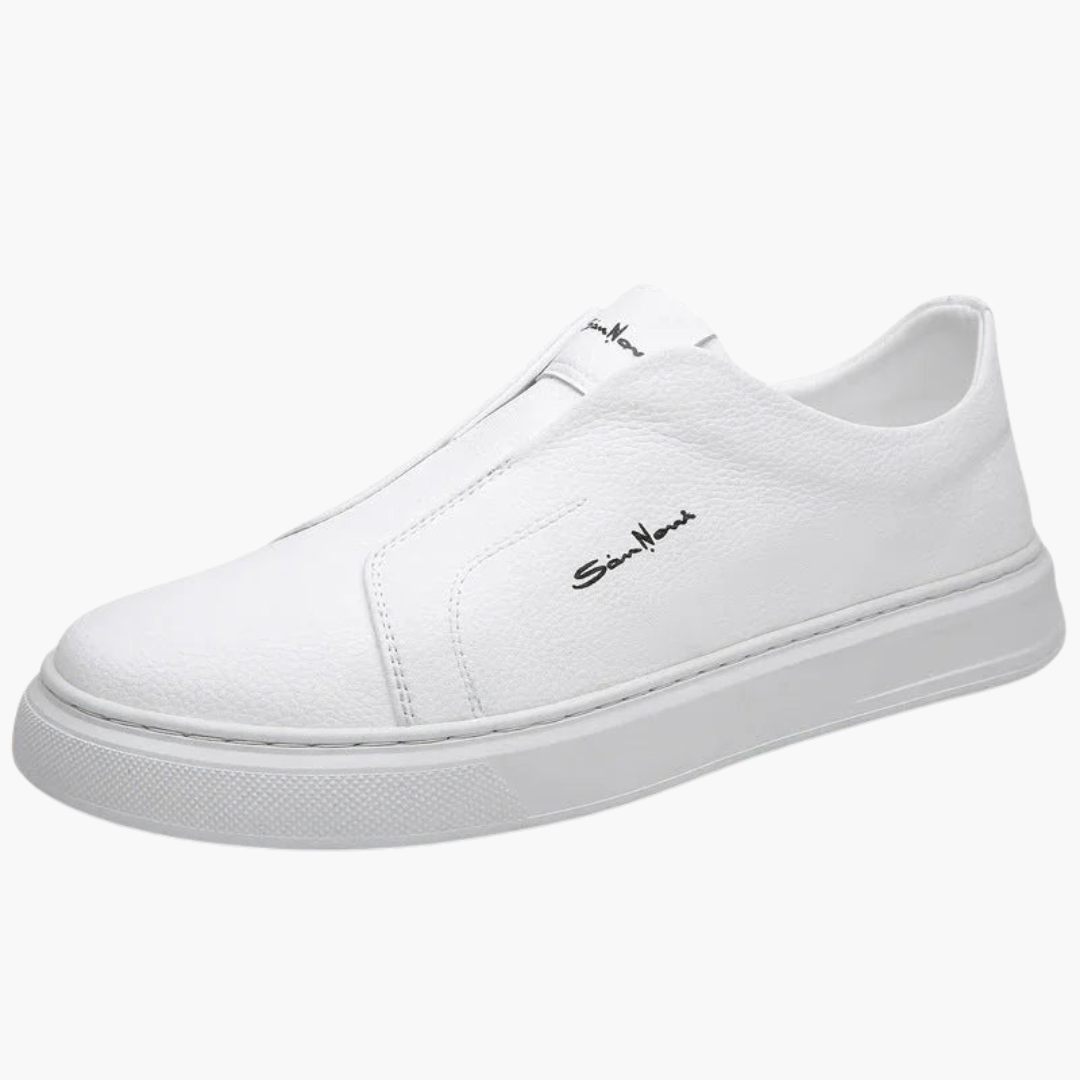 Chaussures sans lacets pour homme avec semelle antidérapante et design bas