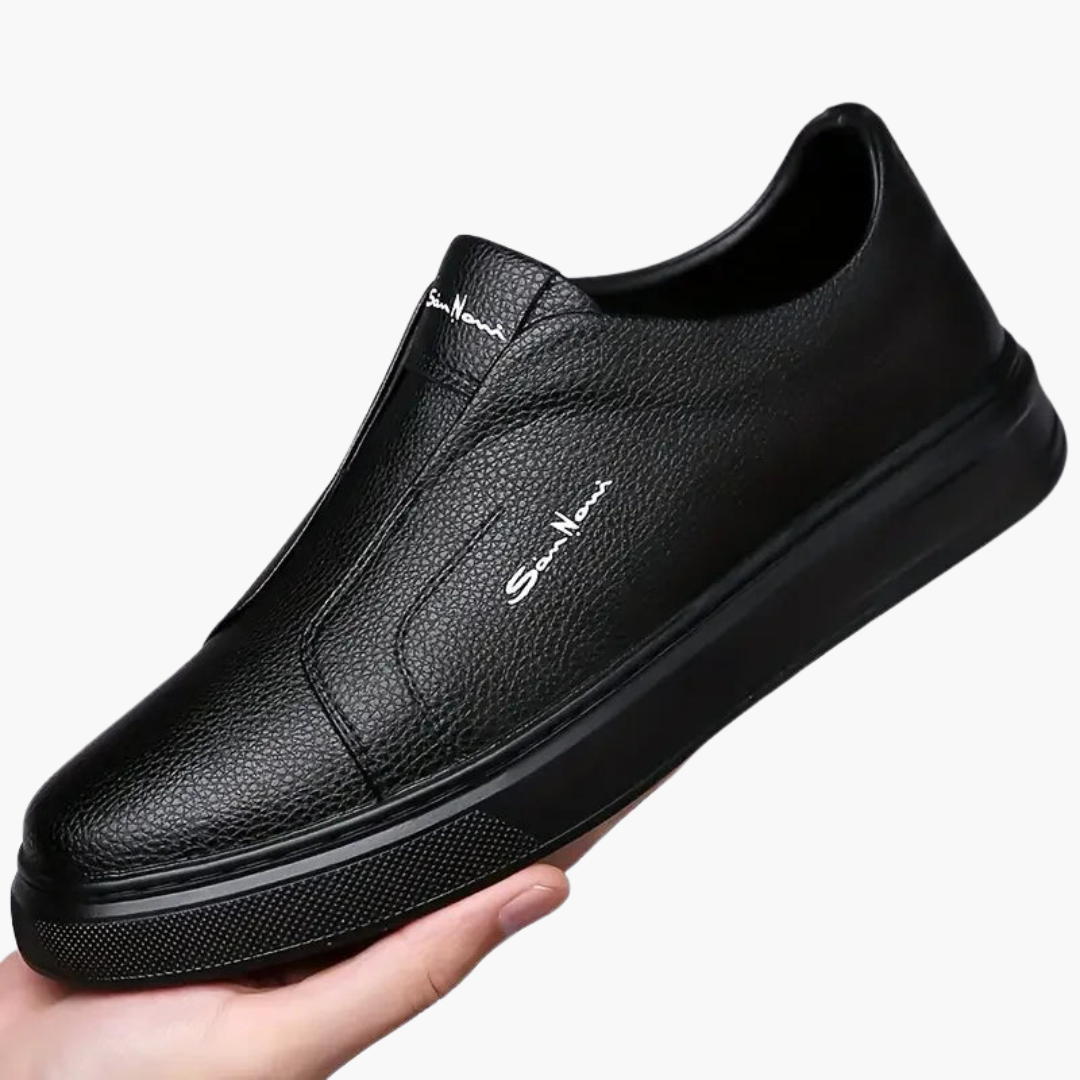 Chaussures sans lacets pour homme avec semelle antidérapante et design bas