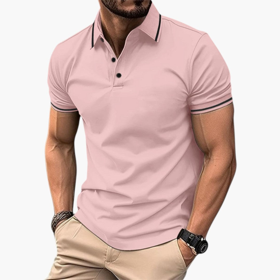 Chemise Polo Homme avec Col et Patte Boutonnée