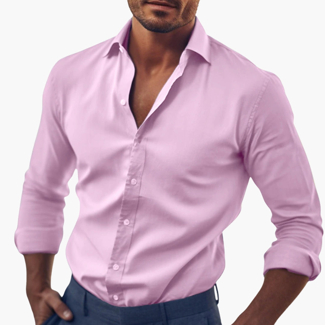 Chemise habillée homme avec col classique