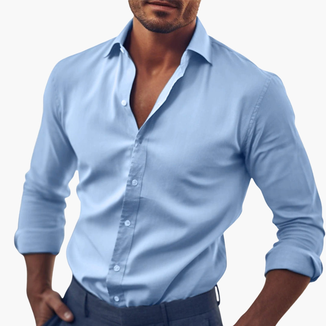 Chemise habillée homme avec col classique