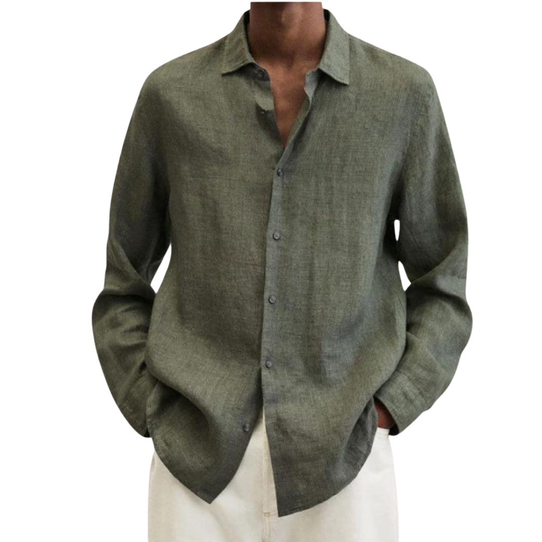 Chemise homme à col classique