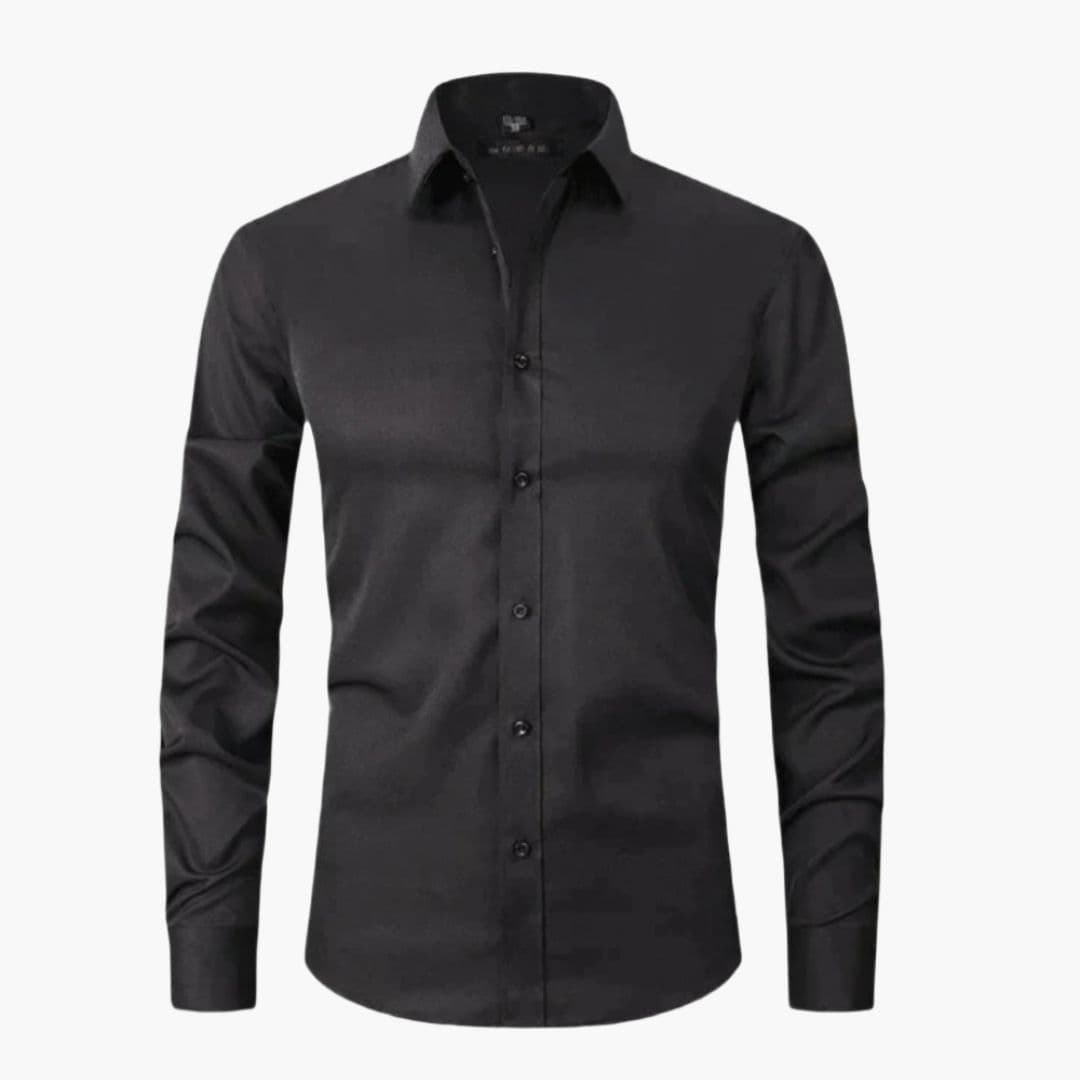Chemise homme ajustée à manches longues