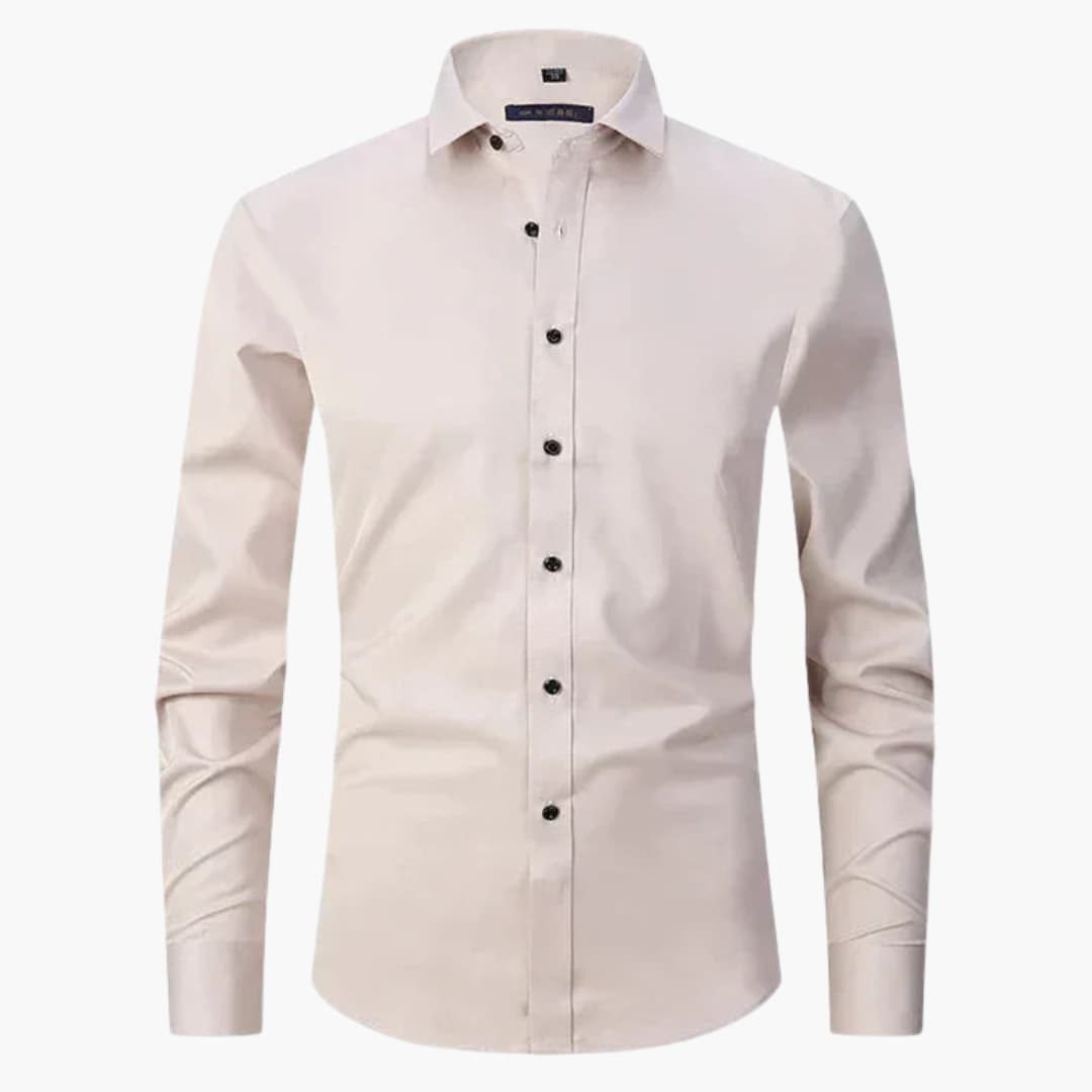 Chemise homme avec col classique et fermeture boutonnée