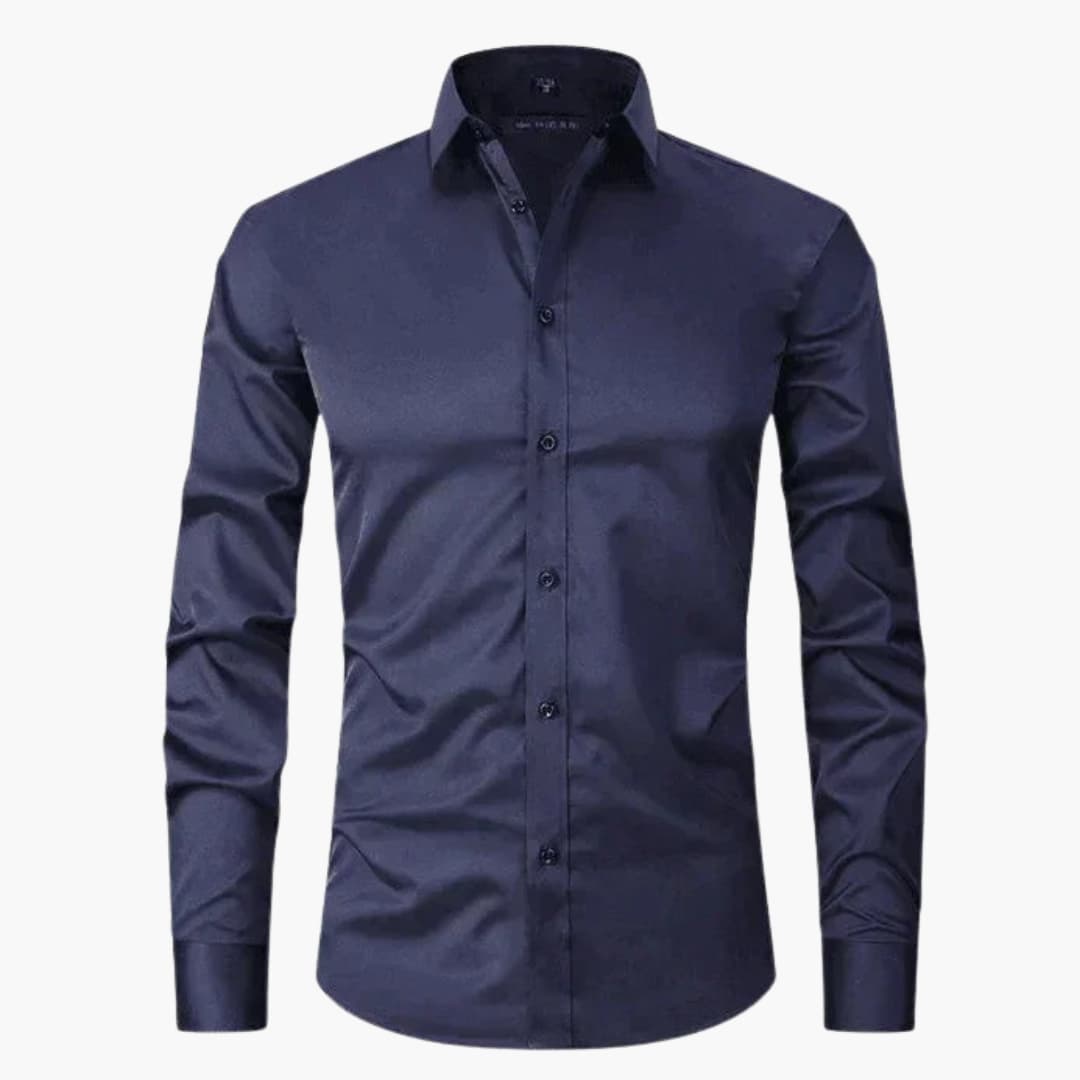 Chemise homme avec col classique et fermeture boutonnée
