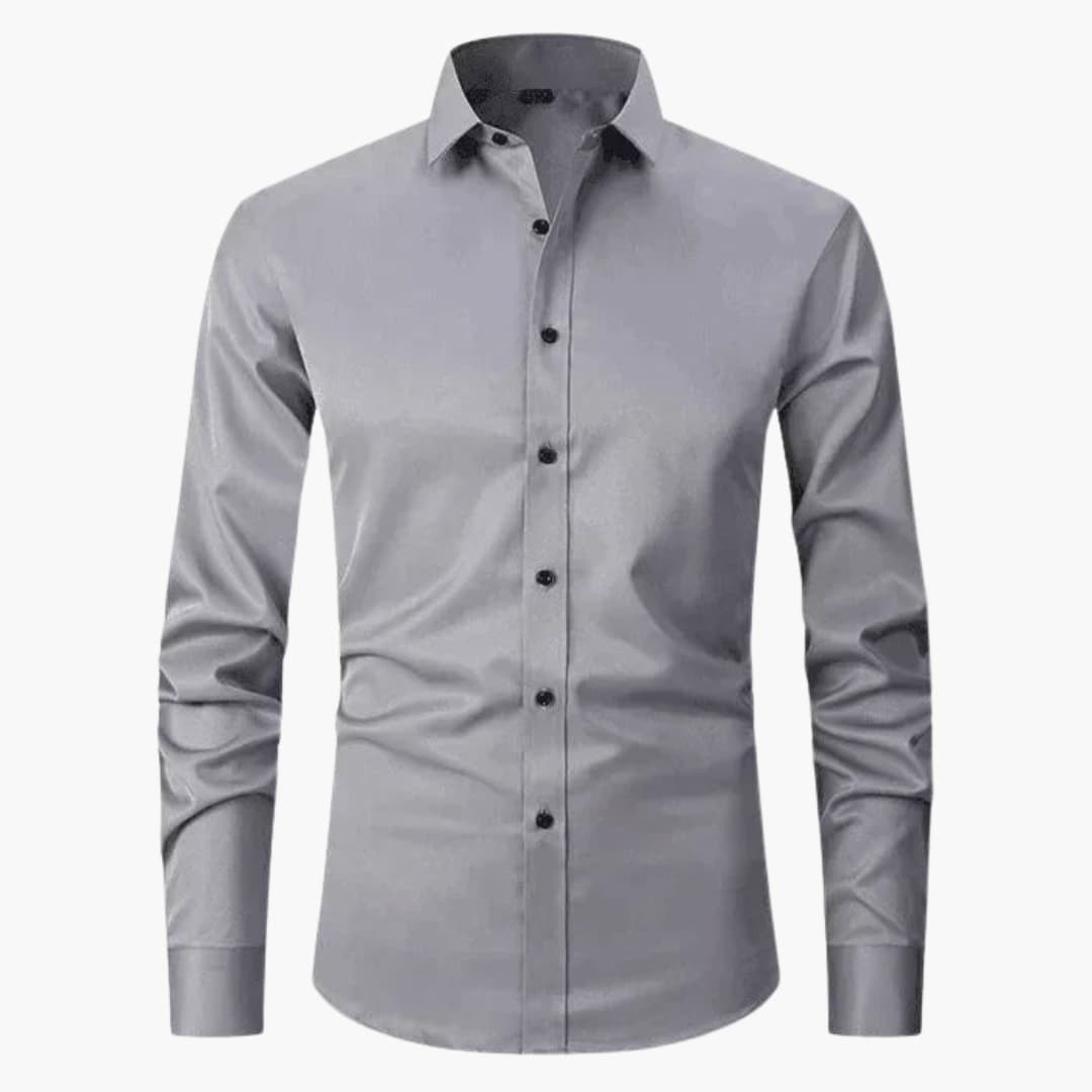 Chemise homme avec col classique et fermeture boutonnée